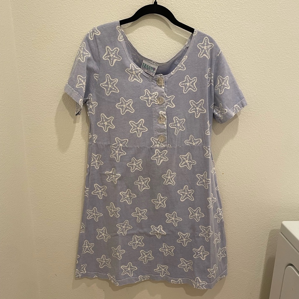 Fresh Produce Starfish Button-Front Top – Size M (Made in USA)
